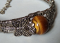 Очаровательный браслет из тибетского серебра с тигровым глазом - вид 3