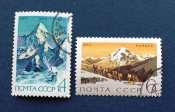 СССР 1964 Советский альпинизм горы # 3055, 3056 Used