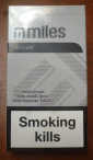 НЕ ВСКРЫТАЯ пачка сигарет "M MILES" SILVER в коллекцию !!! - вид 1