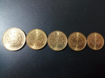 Таджикистан. Набор 2006 из 5 монет: 5,10, 20, 25, 50 дирам