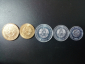 Приднестровье. Набор 5 монет. 1, 5, 10, 25, 50 копеек. 2000 - 2005. UNC - вид 2