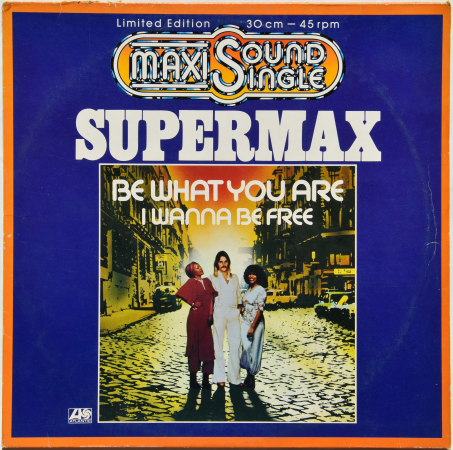 Supermax "Be What You Are" 1977 Maxi Single  