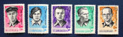 СССР 1966 Партизаны герои # 3272-3276 MNH