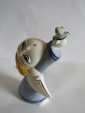 Ангел с голубем Благовещение  ,авторская керамика,Вербилки .роспись - вид 1