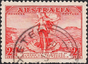 Австралия 1936 год . Австралия/Тасмания телефонная линия . Каталог 0,50 €. (1)
