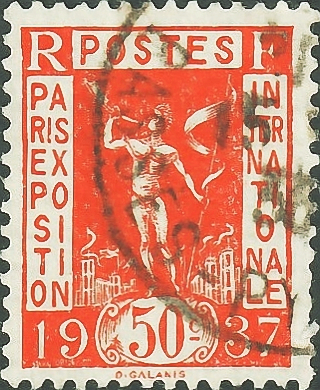 Франция 1936 год . Всемирная выставка . Каталог 0,45 £ 