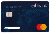 Банк CitiBank MasterCard PayPass Global Wallet 2020