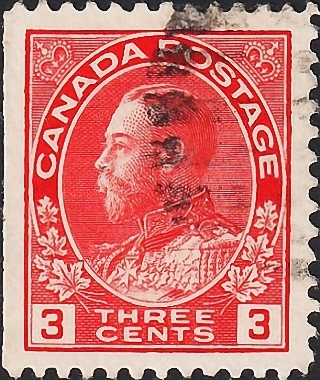Канада 1924 год . King George V . Каталог 0,80 £. (2)
