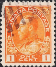 Канада 1922 год . King George V , 1 с . (1)