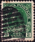 Канада 1924 год . King George V , 2c . Каталог 6,0 £. (2) 