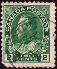Канада 1924 год . King George V , 2c . Каталог 6,0 £. (3) 
