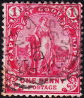 Мыс Доброй Надежды 1893 год . Аллегория . 1 p . Каталог 3,0 £ . (3)