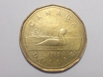 Канада, 1 доллар, 1989 год; -203-