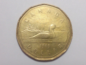 Канада, 1 доллар, 1989 год; -203-