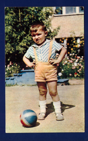 Юный футболист. Фото В.Елисеева 1969г