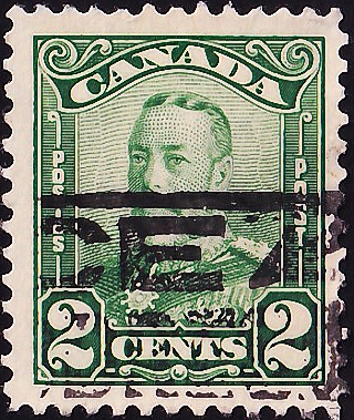 Канада 1928 год . King George V , 2 с . (2)