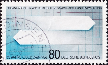 Германия 1986 год . 25 лет организации OECD . (1)