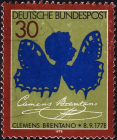 Германия 1978 год . Двухсотлетие со дня рождения Клеменса Брентано .