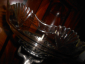 МОДЕРН.Старин.ваза-скульптура с хрустальной чашей/родной, А.Мейер, WMF, Германия 1900-е, h-43см - вид 6