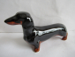 Такса гладкошерстная темная собака ,авторская керамика,Вербилки - вид 2