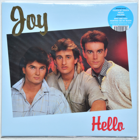 Joy "Hello" 1986/2022 Lp Blue Vinyl NEW 