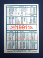 Календарь  Знаки зодиака Гороскоп Овен 1991 - вид 1