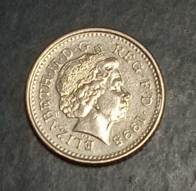 5 пенсов (pence) 1998 года Великобритания  КМ# 988
