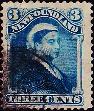 Ньюфаундленд 1880 год . Королева Виктория . Каталог 9,50 £. (1)