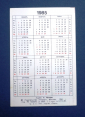 Календарь   Берегите воду 1985 - вид 1
