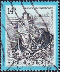 Австрия 1997 год . Легенды . Водяная нимфа Штруденгау . Каталог 1,90 £ .