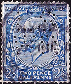 Великобритания 1912 год . King George V , 2,5 p . Каталог 4,0 £.