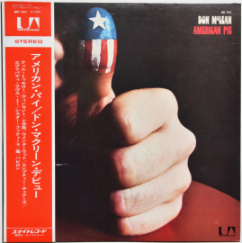 Don McLean "American Pie" 1972 Lp Japan  