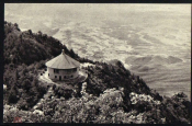 Открытка Китай 1950-е г. Круглый храм на горе. Гора буддизм, восток чистая