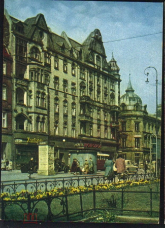 Отктытка Польшя 1960-е г. Катовицы Гостиница Монополь фото Т. Германьчик чистая