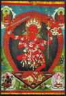 Открытка Монголия Религия, буддизм, восток, божество Ваджрайогини фото И. Wangchindorj