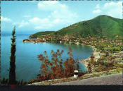 Открытка Черногория 1960-е г. Будва, пейзаж, море, курорт, берег изд VESTI SAR Milano чистая