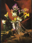 Открытка Болгария 1973 г. Цветы, композиция Цветы флора, ваза фото. Емил Рашев София чистая