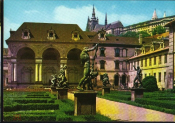 Открытка Прага Чехословакия 1960-е г. Прага - Дворец Валленштейна ф. Вильем Хекель чистая