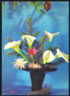 Открытка СССР 1978 г. С новым годом. Цветы в вазе, букет. фото В. Суханова подписана