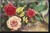 Открытка СССР 1978 г. С 8 Марта! Розы, двойная подписана