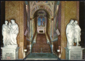 Открытка Италия Рим. Мраморная лестница старого Латеранского дворца подписана