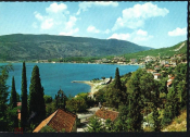 Открытка Черногория 1960-е г. Херцег-Нови, пейзаж, горы, курорт, корабли изд VESTI SAR Milano чистая