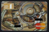 Пластиковая банковская карта MasterCard ХоумКредит Механизм замок неименная 2012 г.