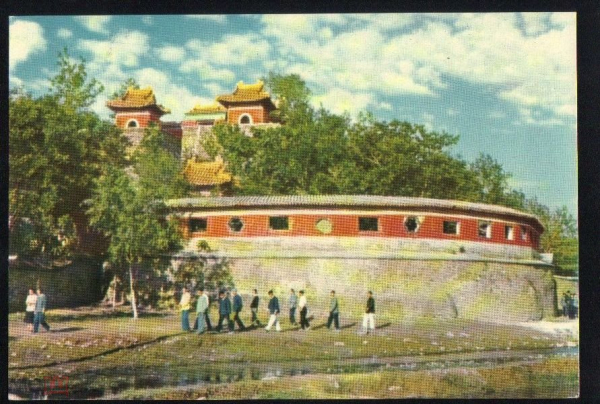Открытка Китай 1950-е г. КНР. Бассейн черный дракон, пейзажи, природа, архитектура чистая