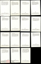Набор открыток СССР 1975 г. ХРИЗАНТЕМЫ. 15 штук ф. Г. Гусейна-Заде полный без обложки - вид 1