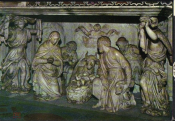 Открытка Италия Генуя Скульптура Рождение Иисуса церковь чистая