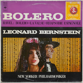 Leonard Bernstein "Ravel Bolero" 1967 Lp 