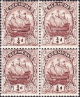 Бермудские острова 1912 год . Каравелла 1/4 p , кварт . Каталог 10 £  (1)