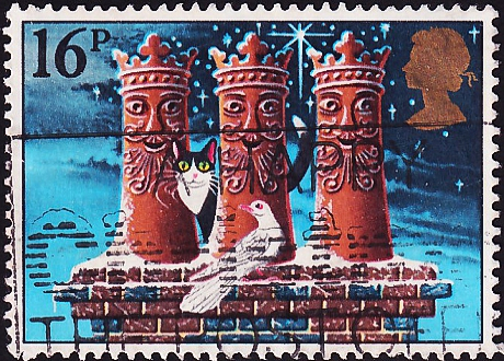 Великобритания 1983 год . "Три короля" (каминные горшки) . Каталог 0,50 € (1)