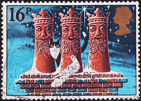 Великобритания 1983 год . "Три короля" (каминные горшки) . Каталог 0,50 € (2)